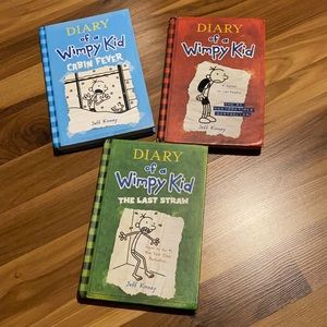 Diary of a wimpy kid book lot 1 3 6